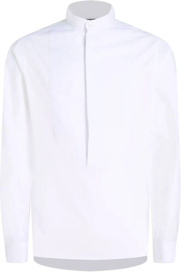 Karl Lagerfeld Overhemd met bandkraag Wit