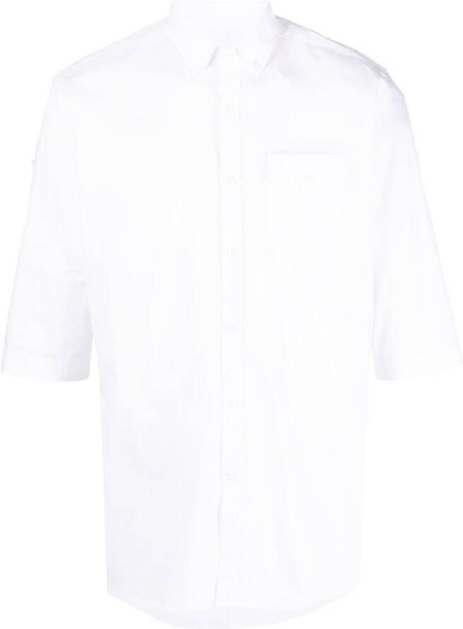 Karl Lagerfeld Overhemd met klepzak Wit