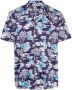 Karl Lagerfeld Overhemd met palmboomprint Blauw - Thumbnail 1
