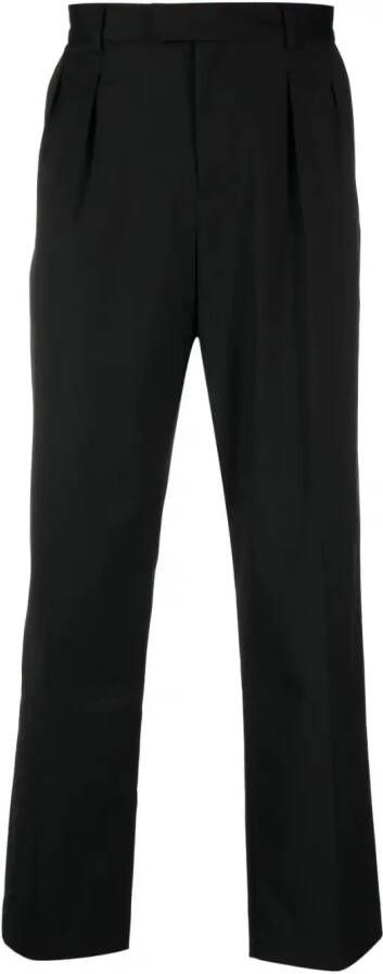 Karl Lagerfeld Pantalon met geplooid detail Zwart