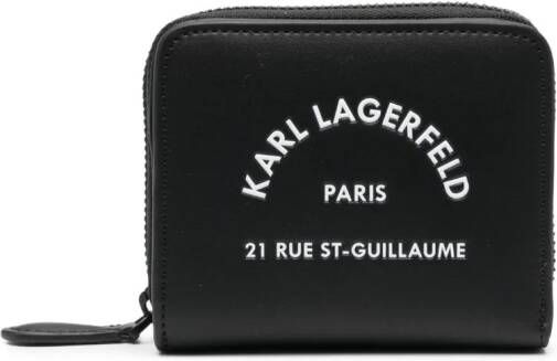 Karl Lagerfeld Portemonnee met logo Zwart