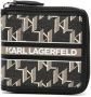 Karl Lagerfeld Portemonnee met monogramprint Veelkleurig - Thumbnail 1