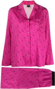 Karl Lagerfeld Pyjama met monogram Roze