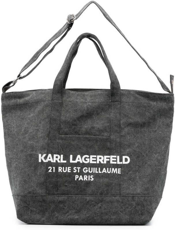 Karl Lagerfeld Rue St-Guillaume shopper Zwart