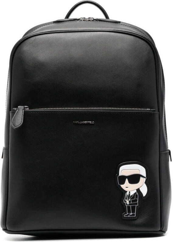 Karl Lagerfeld Rugzak met logopatch Zwart
