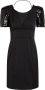 Karl Lagerfeld Mini-jurk met pofmouwen Zwart - Thumbnail 1