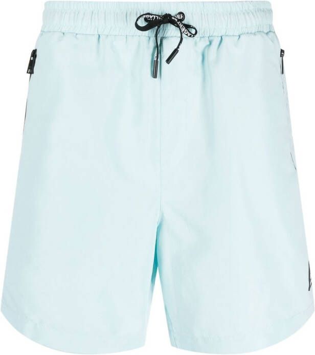 Karl Lagerfeld Shorts met trekkoord Blauw