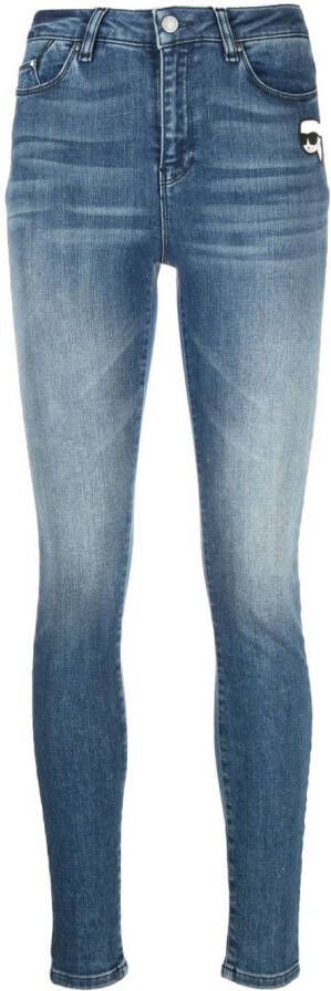 Karl Lagerfeld Skinny jeans Blauw