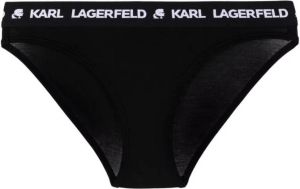 Karl Lagerfeld Slip met logoprint Zwart