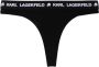 Karl Lagerfeld String met logoband Zwart - Thumbnail 1