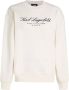 Karl Lagerfeld x Hotel Karl sweater met geborduurd logo Wit - Thumbnail 1