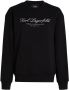 Karl Lagerfeld x Hotel Karl sweater met geborduurd logo Zwart - Thumbnail 1