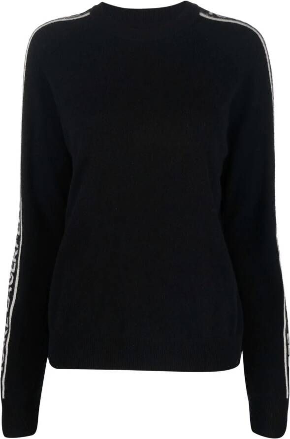 Karl Lagerfeld Sweater met logo Zwart