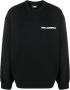 Karl Lagerfeld Ikon Outline sweater Zwart - Thumbnail 1