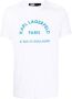 Karl Lagerfeld T-shirt met logo Wit - Thumbnail 1