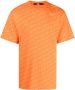 Karl Lagerfeld T-shirt met logoprint Oranje - Thumbnail 1
