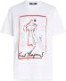 Karl Lagerfeld Karl Series T-shirt met logoprint Wit - Thumbnail 1