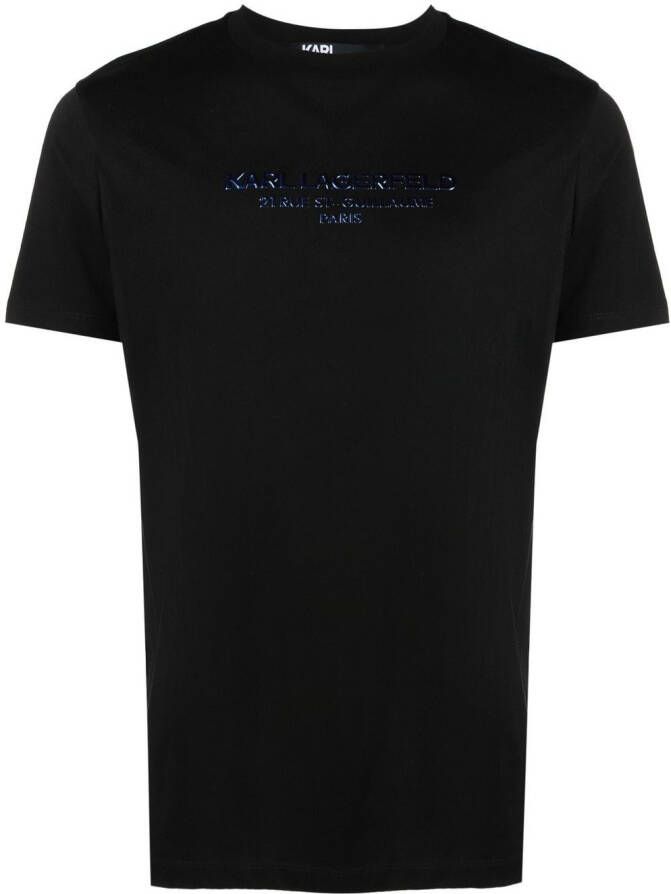 Karl Lagerfeld T-shirt met logoprint Zwart