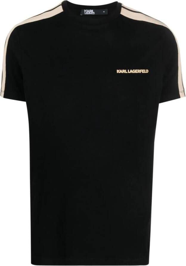 Karl Lagerfeld T-shirt met logoprint Zwart