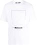 Karl Lagerfeld T-shirt met monogramprint Wit - Thumbnail 1