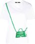 Karl Lagerfeld Ikon K T-shirt van biologisch katoen Wit - Thumbnail 1