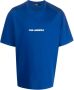 Karl Lagerfeld T-shirt van biologisch katoen Blauw - Thumbnail 1
