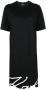 Karl Lagerfeld Signature Hem jurk van biologisch katoen Zwart - Thumbnail 1