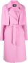 Karl Lagerfeld Trenchcoat Roze - Thumbnail 1