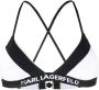Karl Lagerfeld Triangel bikinitop Wit - Thumbnail 1