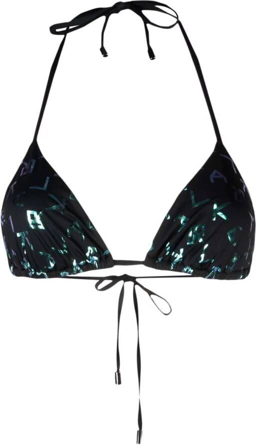 Karl Lagerfeld Triangel bikinitop Zwart