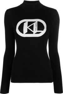 Karl Lagerfeld Trui met logoprint Zwart