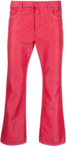 Karl Lagerfeld x Alled-Martinez Flared jeans Rood
