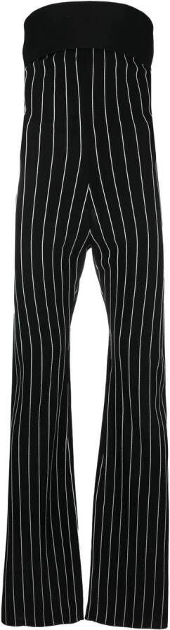 Karl Lagerfeld x Alled-Martiniez getailleerde jumpsuit Zwart