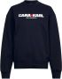 Karl Lagerfeld x Cara Delevingne sweater met logoprint Zwart - Thumbnail 1