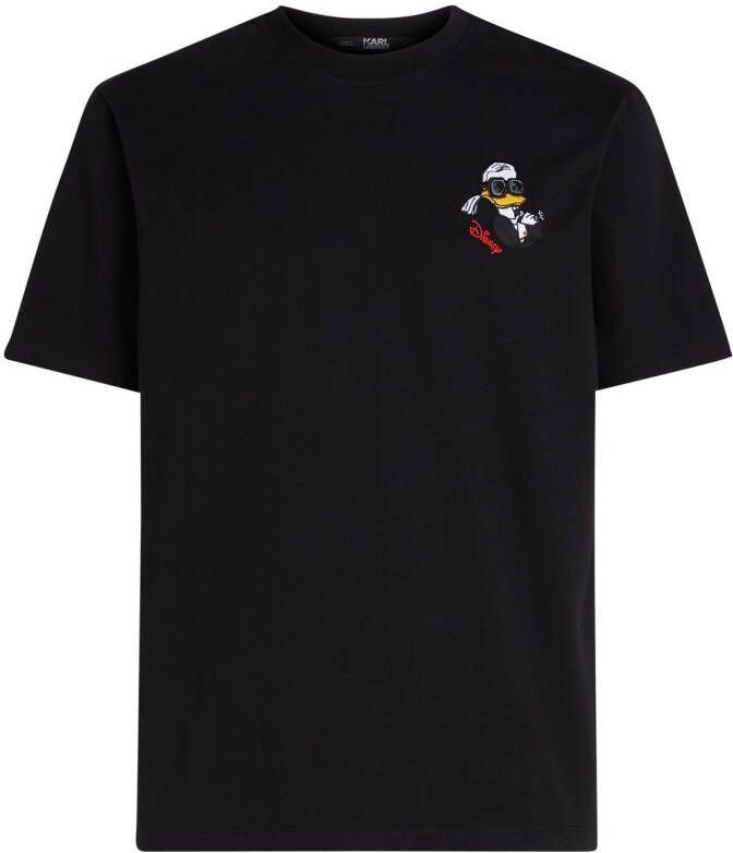Karl Lagerfeld x Disney oversized T-shirt Zwart