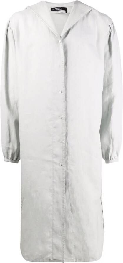 Karl Lagerfeld x Kenneth Ize linnen tuniek Grijs
