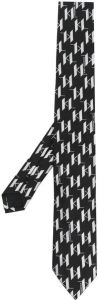 Karl Lagerfeld Zijden stropdas Zwart