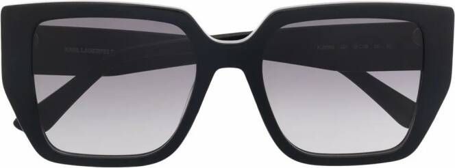 Karl Lagerfeld Zonnebril met vierkant montuur Zwart