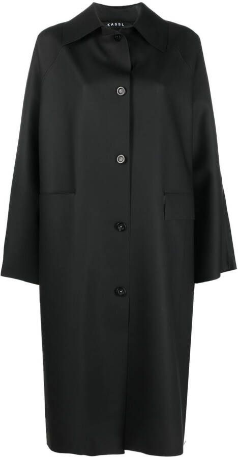 KASSL Editions Jas met rubber Zwart