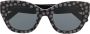 Kate Spade Jalena zonnebril met bloe print Zwart - Thumbnail 1