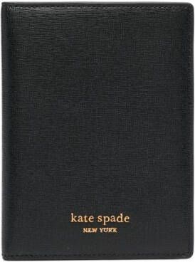 Kate Spade Portemonnee met logo Zwart