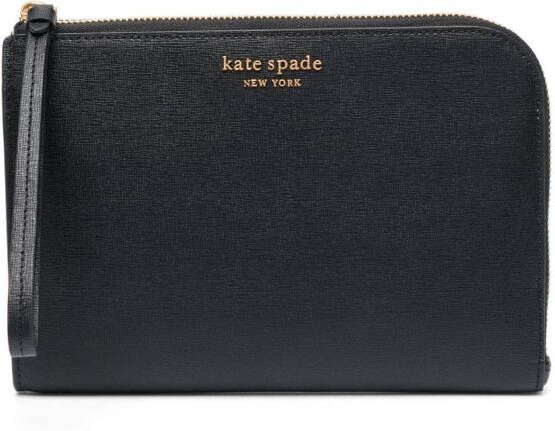 Kate Spade Portemonnee met logo Zwart