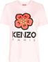 Kenzo T-shirt met bloemenprint Roze - Thumbnail 1