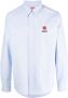 Kenzo Overhemd met logoprint Blauw - Thumbnail 1