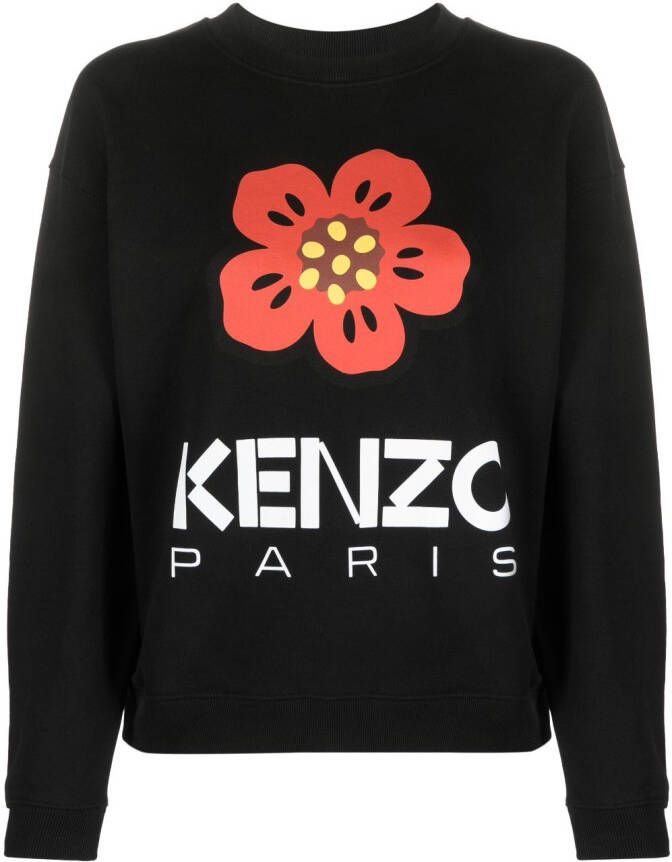 Kenzo Sweater met logoprint Zwart