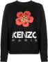 Kenzo Sweater met logoprint Zwart - Thumbnail 1