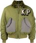 Kenzo Bomberjack met geborduurd logo Groen - Thumbnail 1