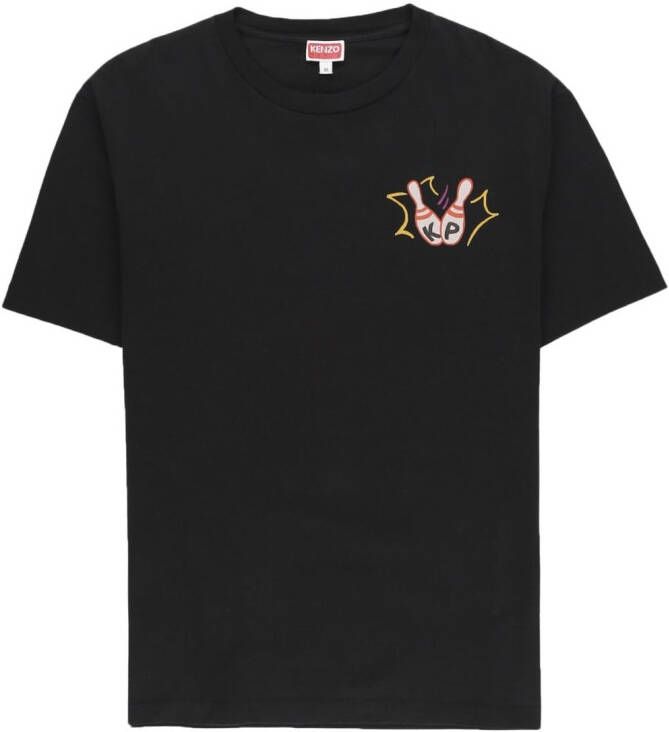 Kenzo T-shirt met ronde hals Zwart