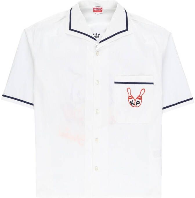 Kenzo Overhemd met print Wit