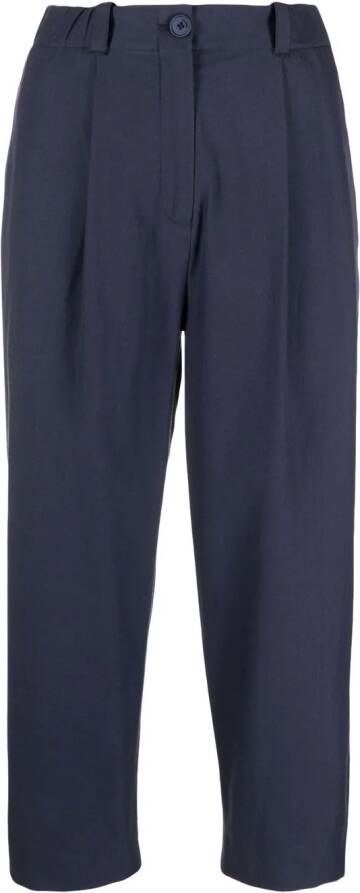 Kenzo Broek met elastische taille Blauw